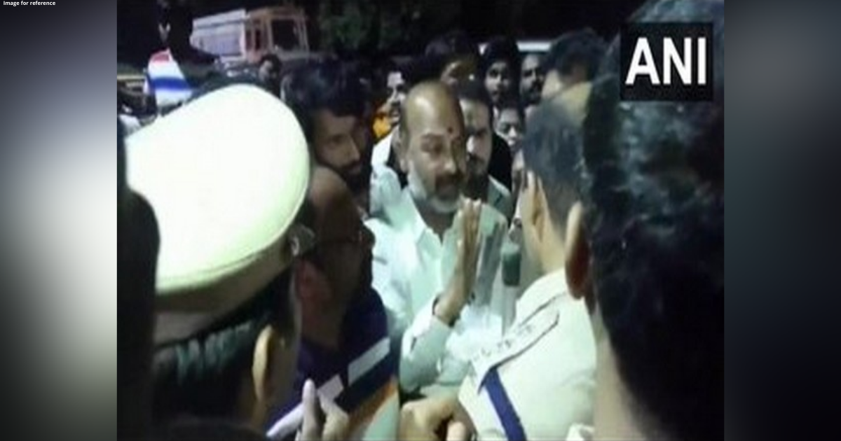 Munugode by-polls: Telangana BJP president Bandi Sanjay detained